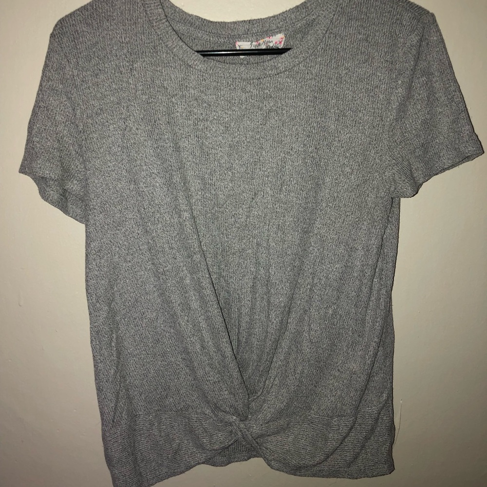 Pink Rose- Silver/Grey tshirt